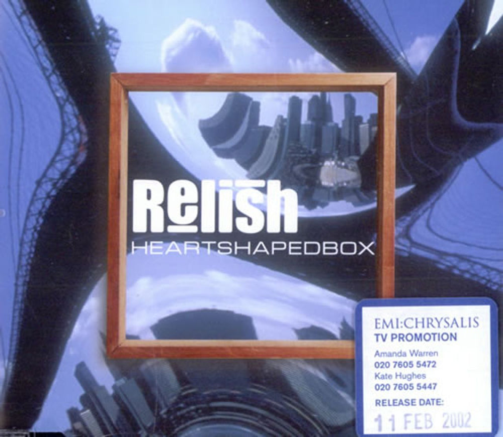 Relish Heartshaped Box UK Promo CD single (CD5 / 5") CDEMDJ609