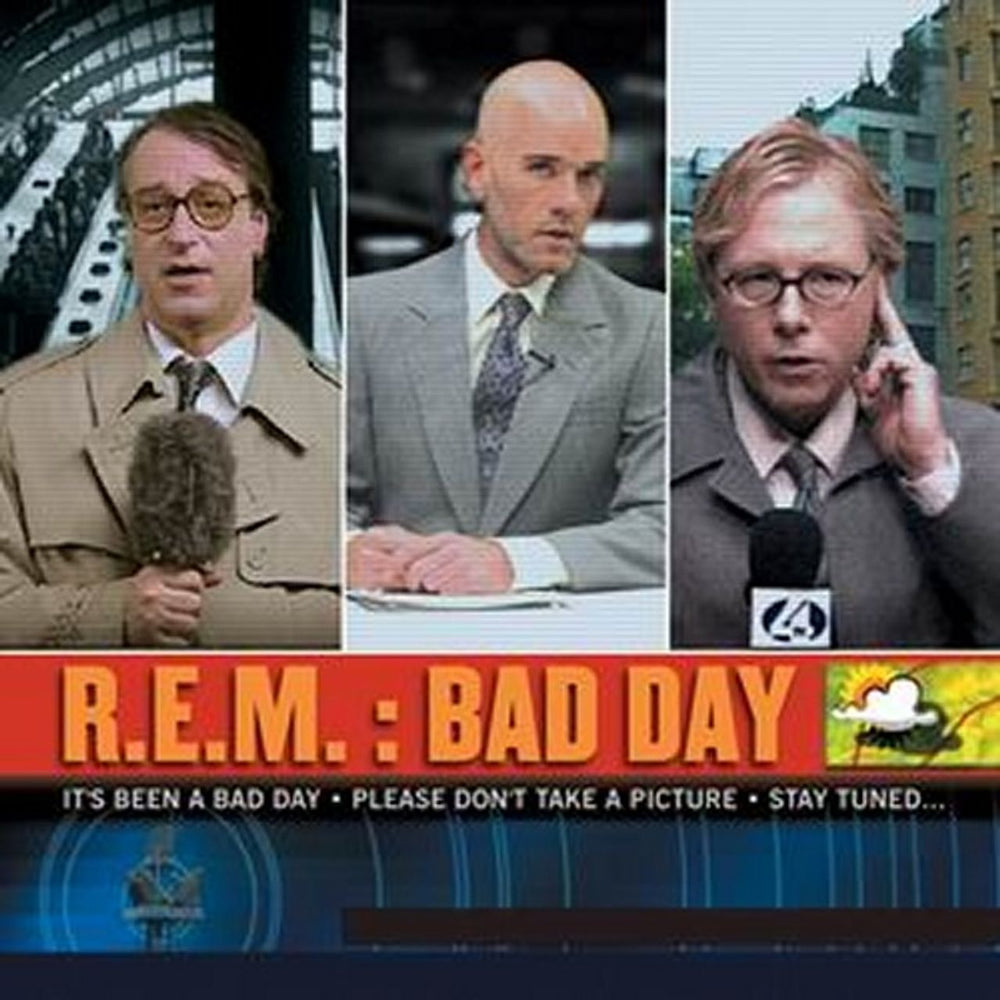 REM Bad Day UK Promo CD-R acetate CDR Acetate