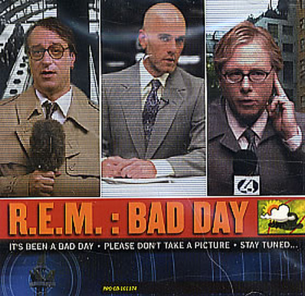 REM Bad Day US Promo CD single (CD5 / 5") PRO-CD-101174