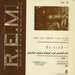 REM Can't Get There From Here US Promo 12" vinyl single (12 inch record / Maxi-single)