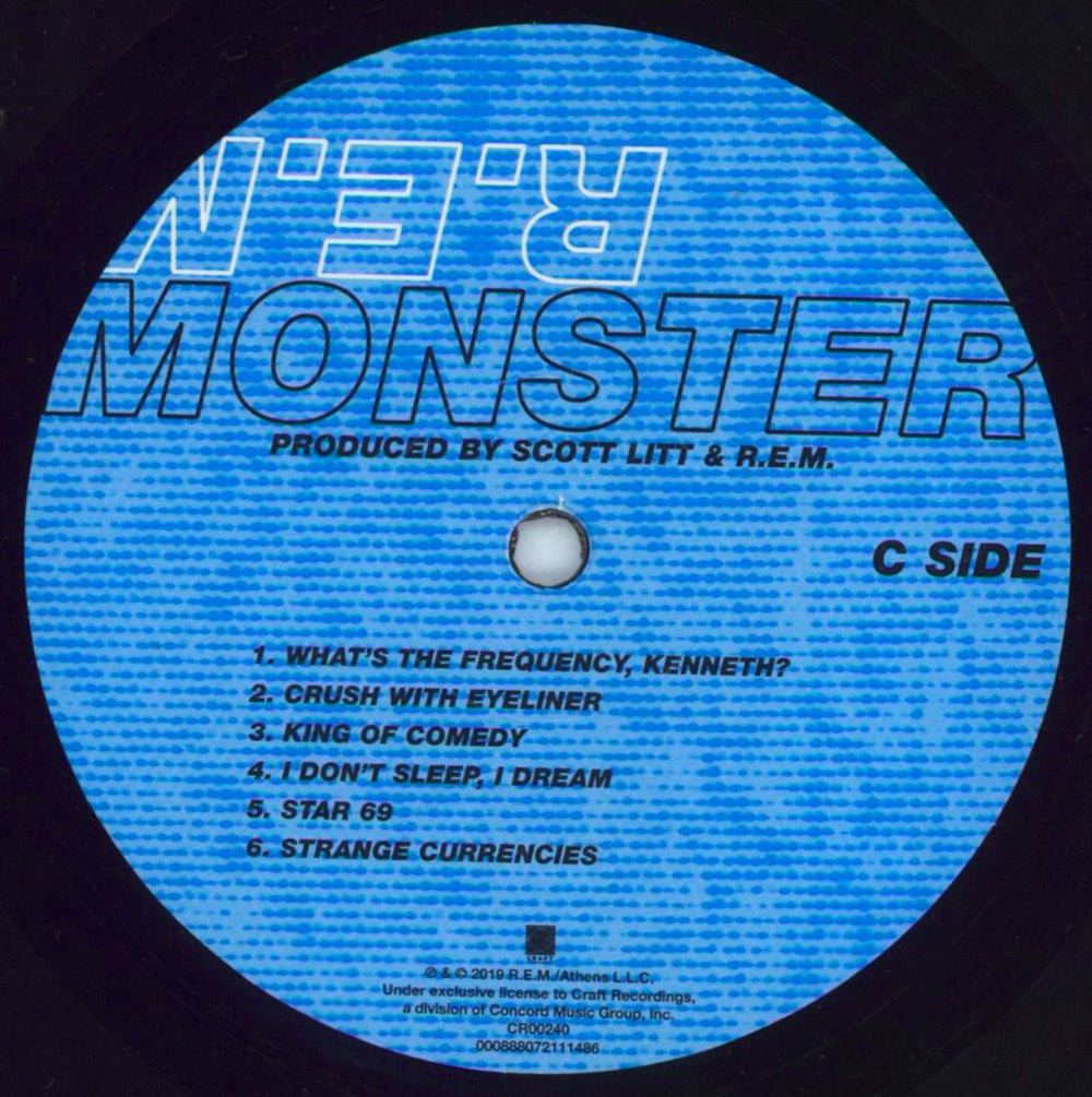 REM Monster - 25th Anniversary Edition UK vinyl LP album (LP record) REMLPMO808732