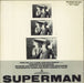 REM Superman - Gold Promo Stamped US Promo 12" vinyl single (12 inch record / Maxi-single)