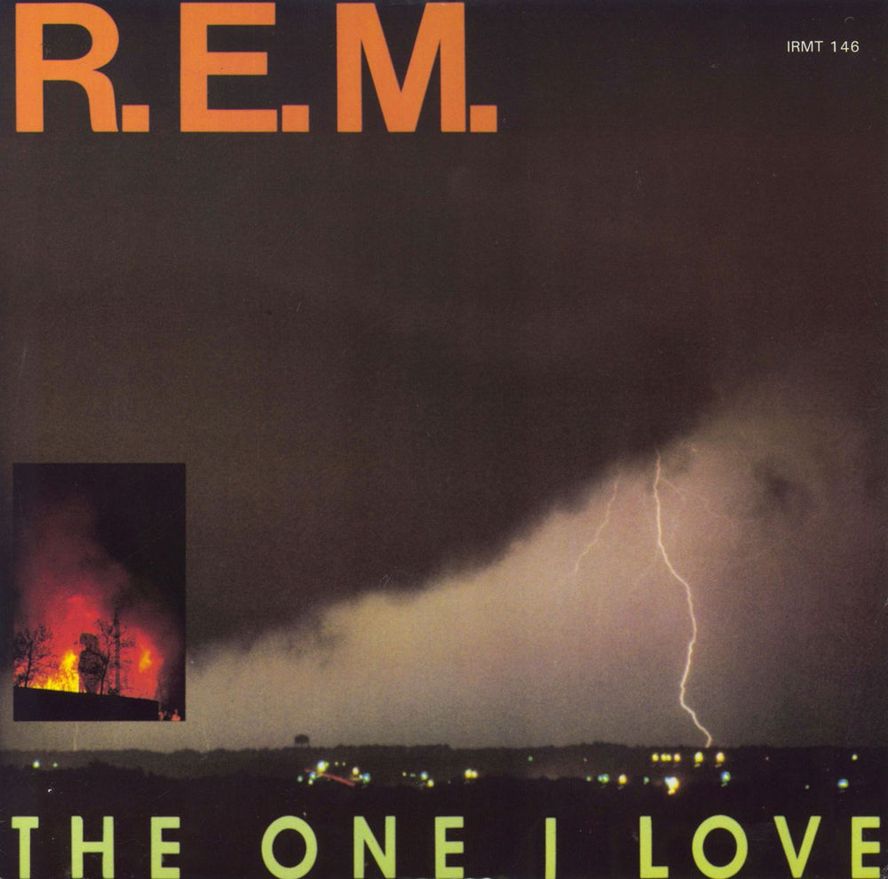 REM The One I Love UK 12" vinyl single (12 inch record / Maxi-single) IRMT146