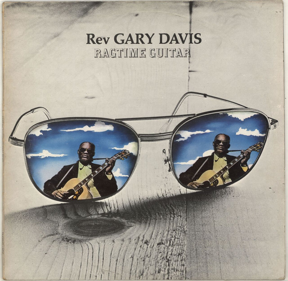 Rev. Gary Davis Ragtime Guitar - VG UK vinyl LP album (LP record) TRA244