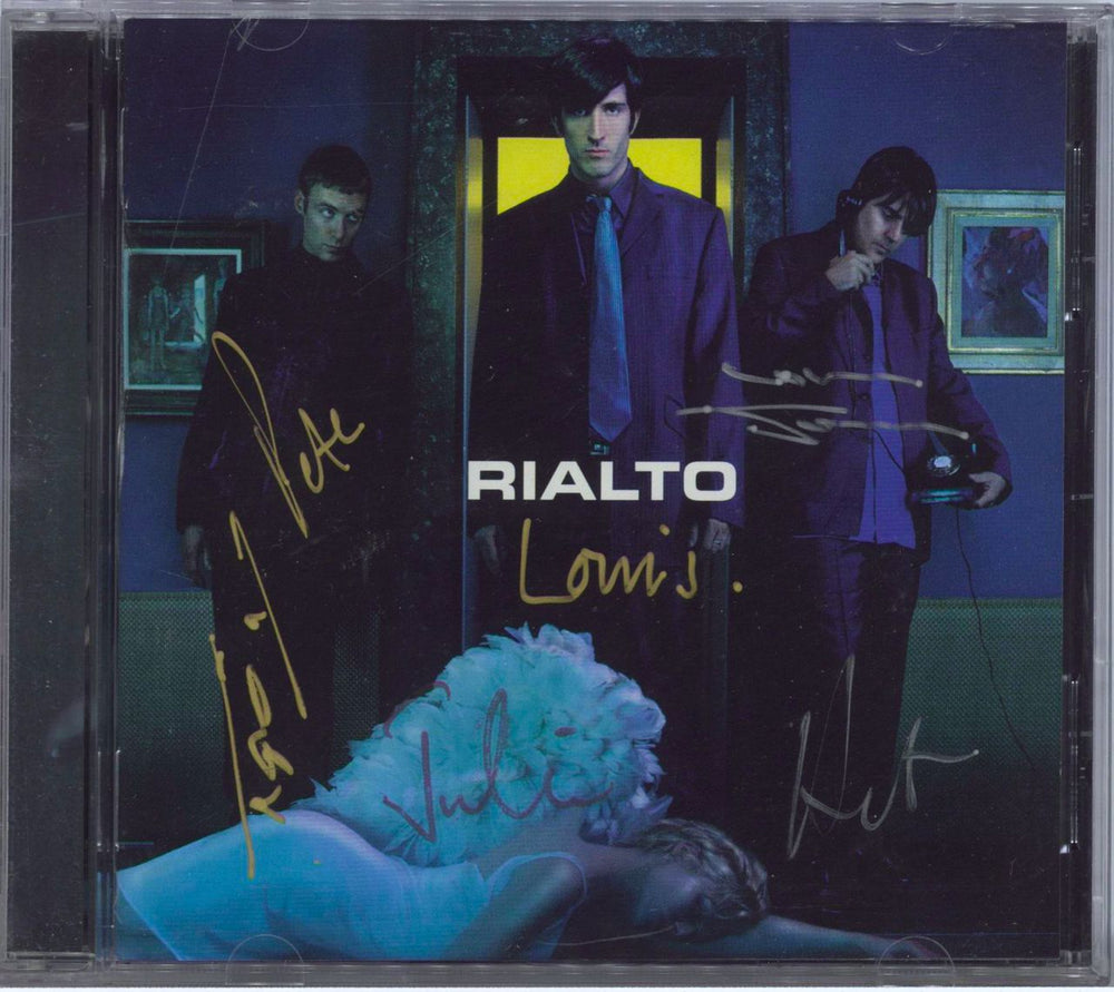 Rialto Rialto - Fully Autographed UK CD album (CDLP) WOLCD1086