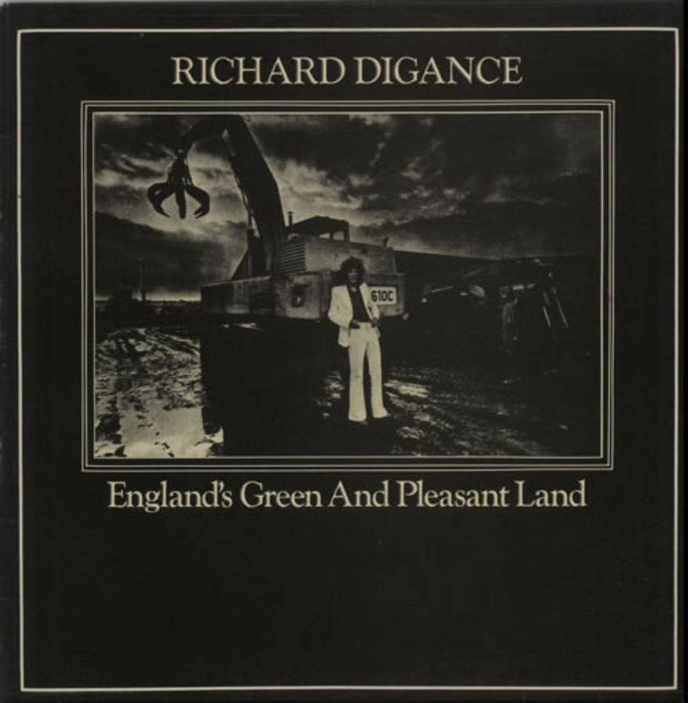 Richard Digance England's Green And Pleasant Land + Insert UK vinyl LP album (LP record) TRA277