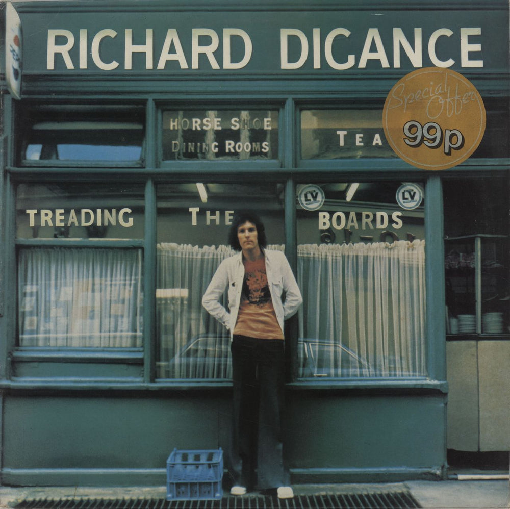 Richard Digance Treading The Boards UK vinyl LP album (LP record) TRA306