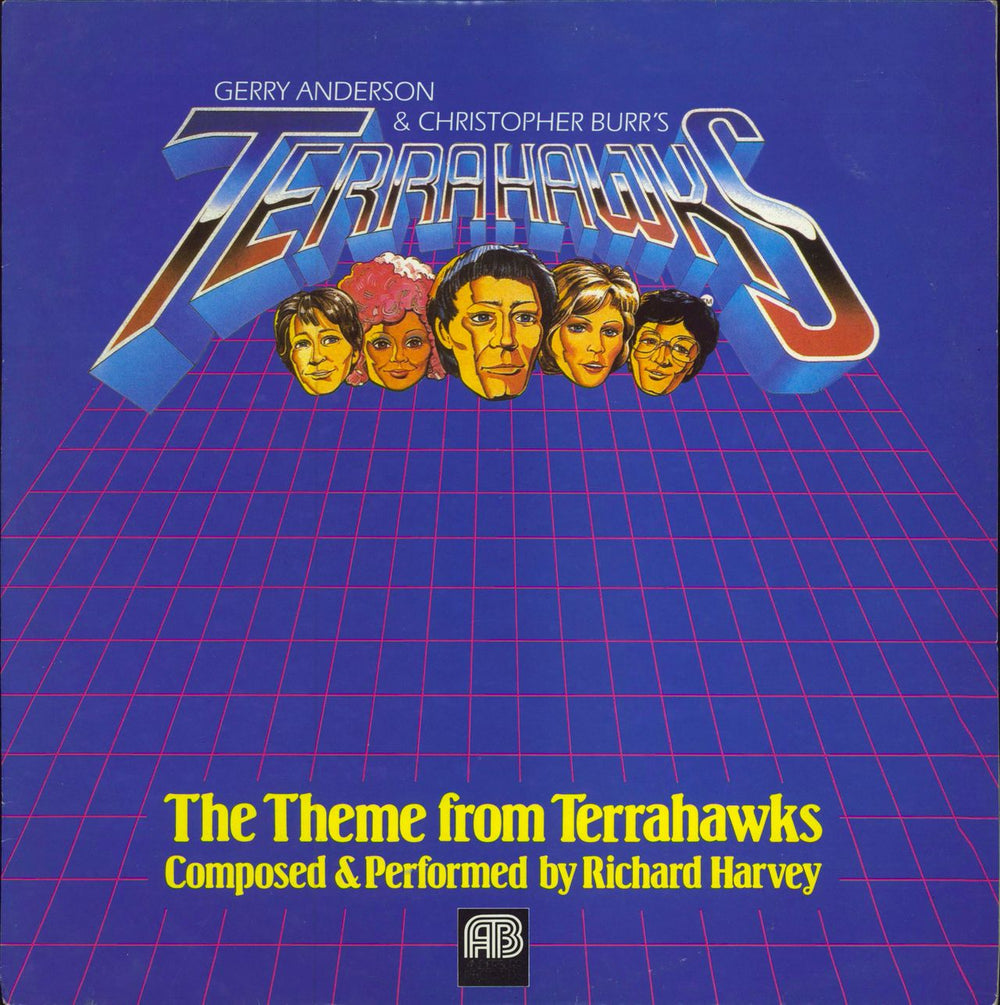 Richard Harvey The Theme From Terrahawks UK 12" vinyl single (12 inch record / Maxi-single) HXT1010