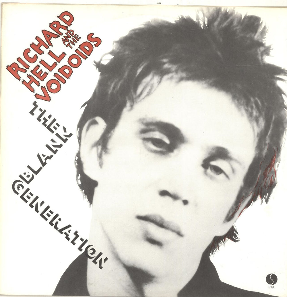 Richard Hell & Voidoids Blank Generation Belgian 12" vinyl single (12 inch record / Maxi-single) 6078608