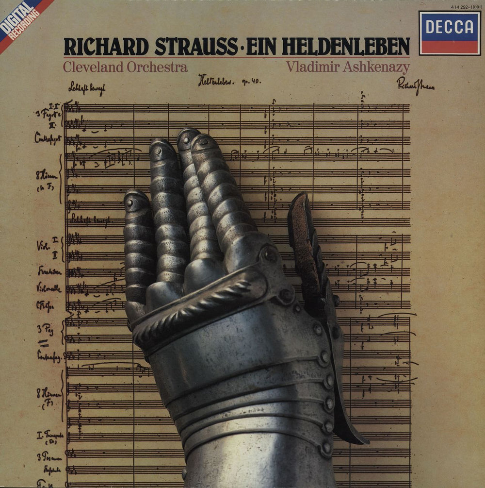 Richard Strauss Ein Heldenleben UK vinyl LP album (LP record) 414292-1