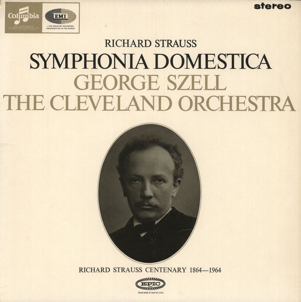 Richard Strauss Richard Strauss: Symphonia Domestica UK vinyl LP album (LP record) SAX2545