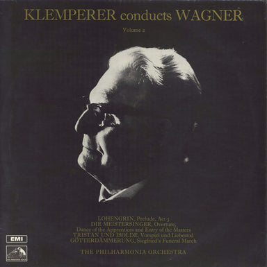 Richard Wagner Klemperer Conducts Wagner Volume 2 UK vinyl LP album (LP record) ASD2696