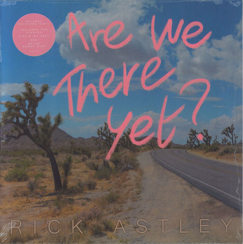 Rick Astley Are We There Yet? - Natural Vinyl + Autographed Postcard - Sealed UK vinyl LP album (LP record) 538940291