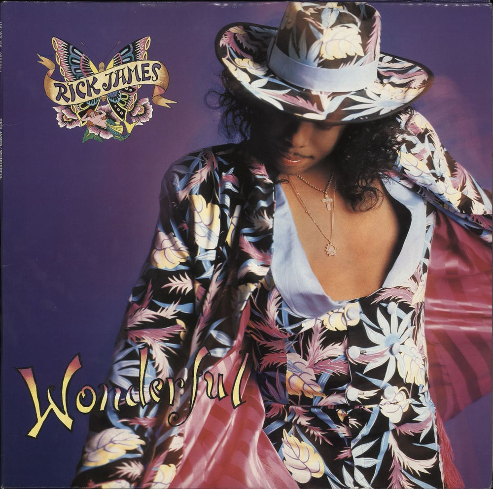 Rick James Wonderful UK vinyl LP album (LP record) WX156