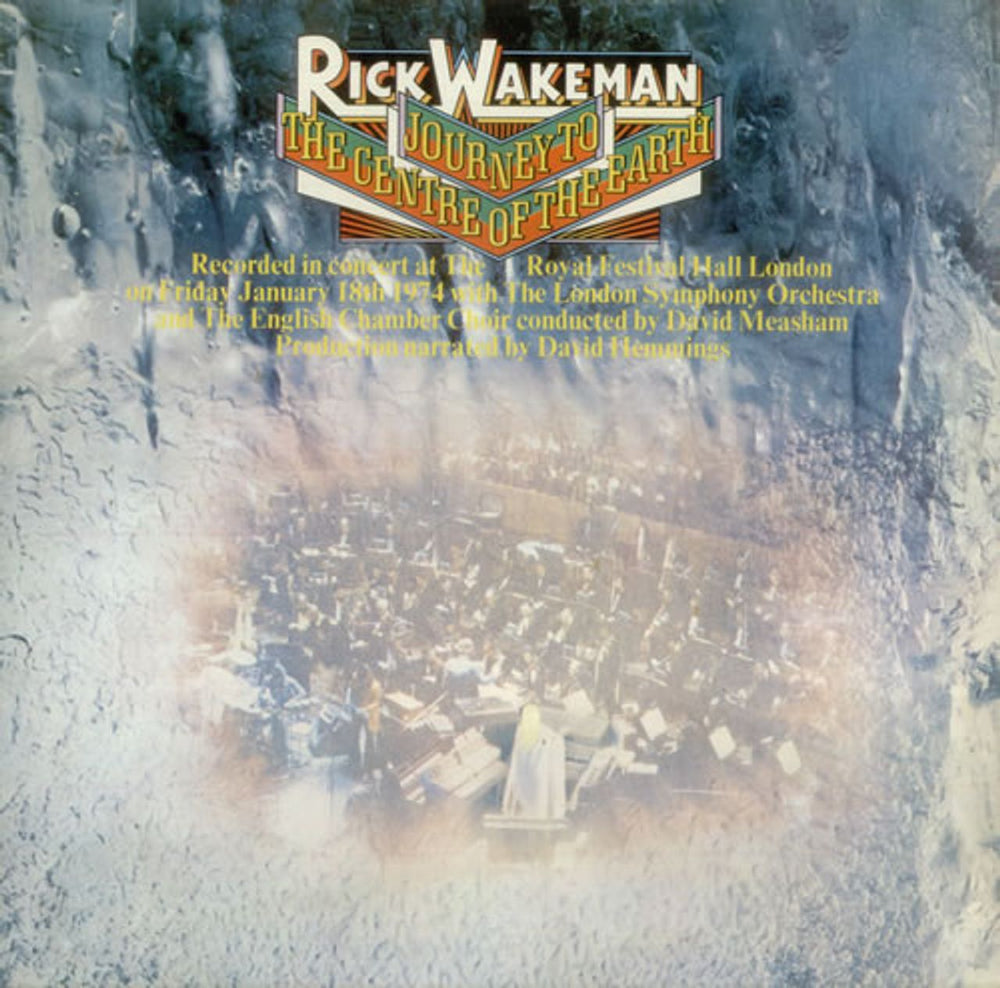 Rick Wakeman Journey To The Centre Of The Earth - Silver Label UK vinyl LP album (LP record) 87745IT