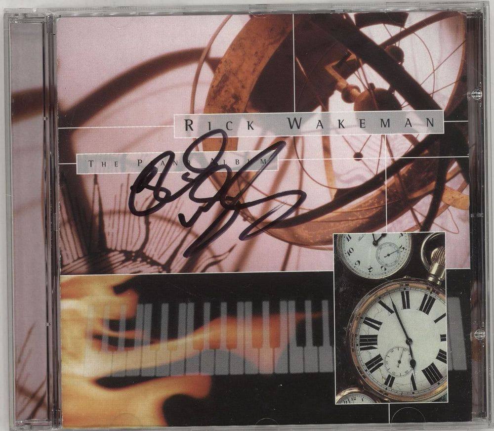 Rick Wakeman The Piano Album - Autographed UK CD album (CDLP) ESSCD322