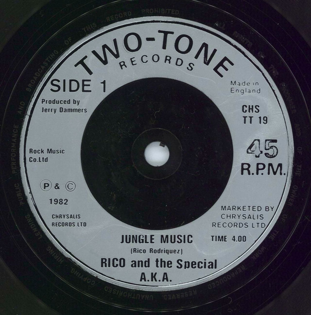 Rico Jungle Music - inj UK 7" vinyl single (7 inch record / 45) RHF07JU770398