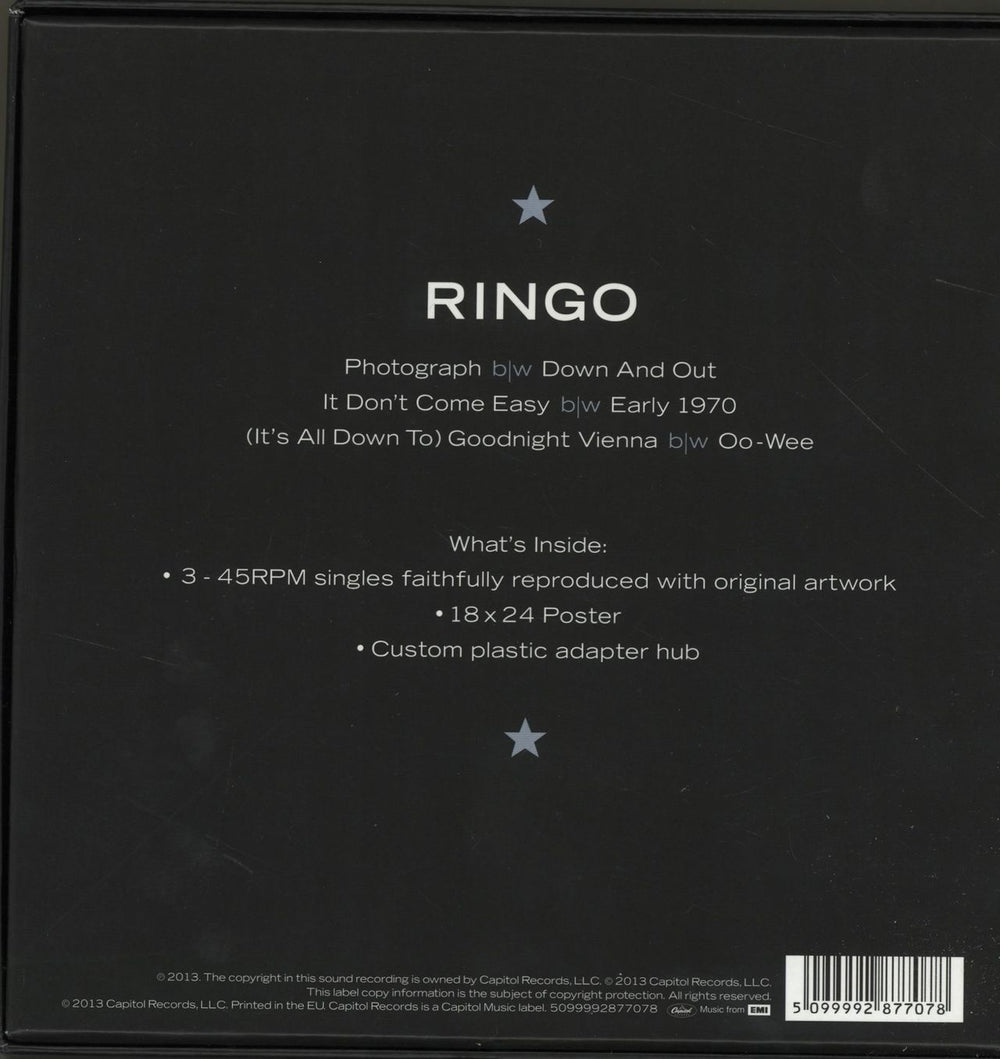 Ringo Starr Ringo UK 7" single box set 5099992877078