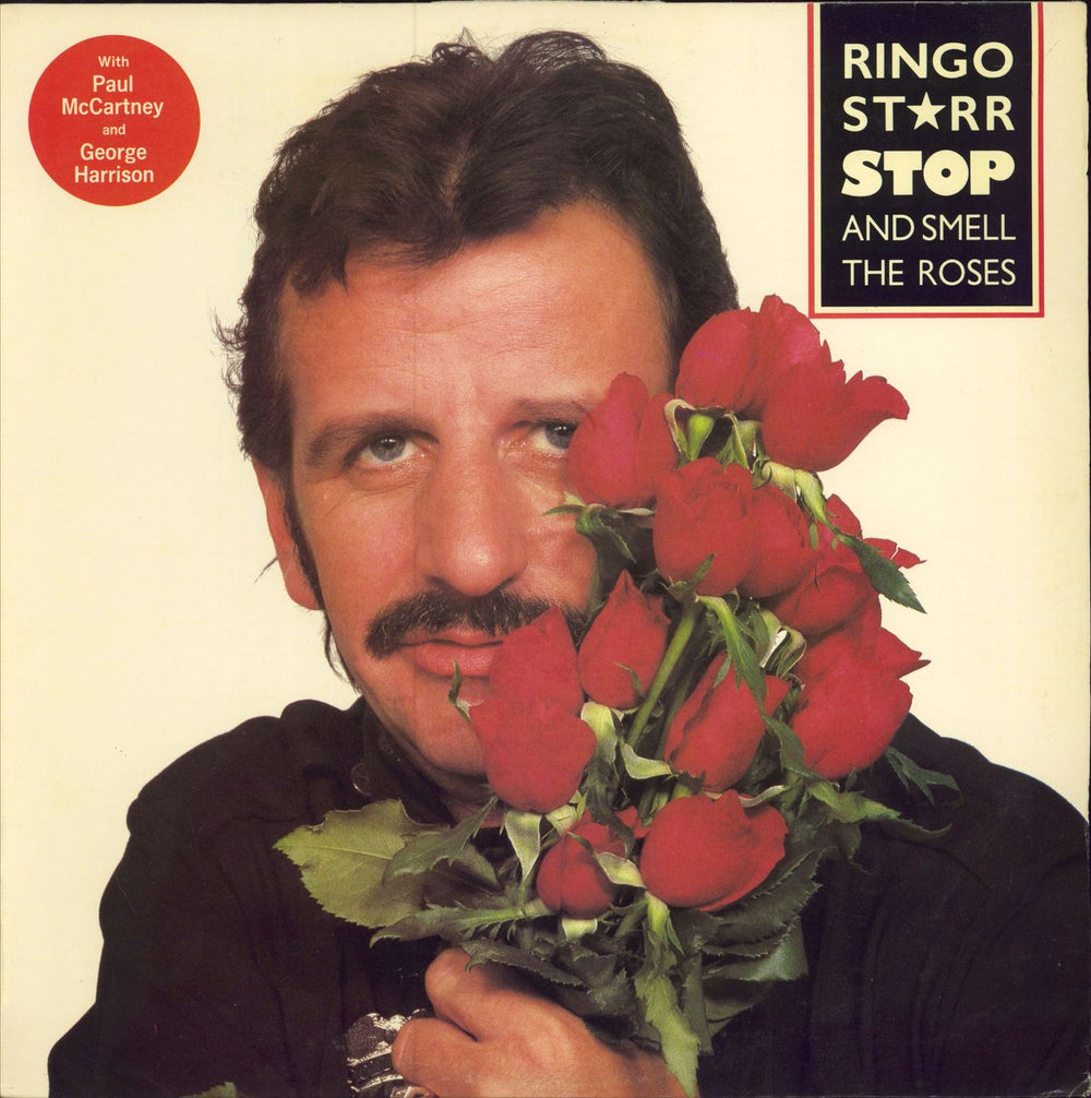 Ringo Starr Stop And Smell The Roses South African vinyl LP album (LP record) TRC3062