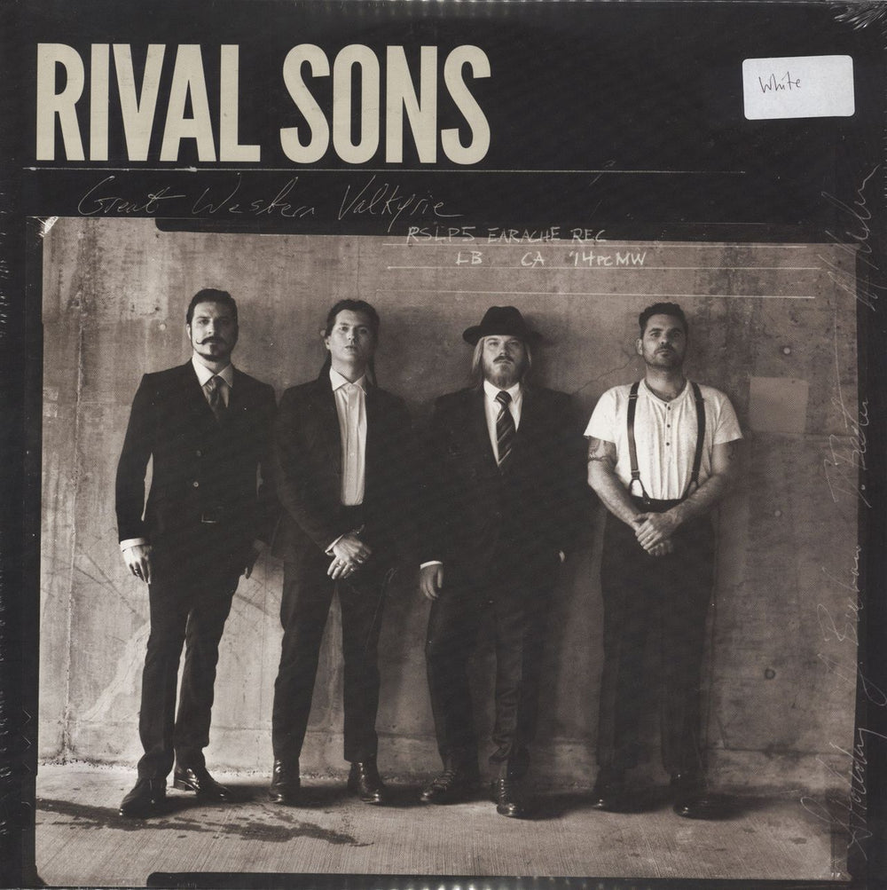 Rival Sons Great Western Valkyrie - White - Sealed UK 2-LP vinyl record set (Double LP Album) MOSH516LP