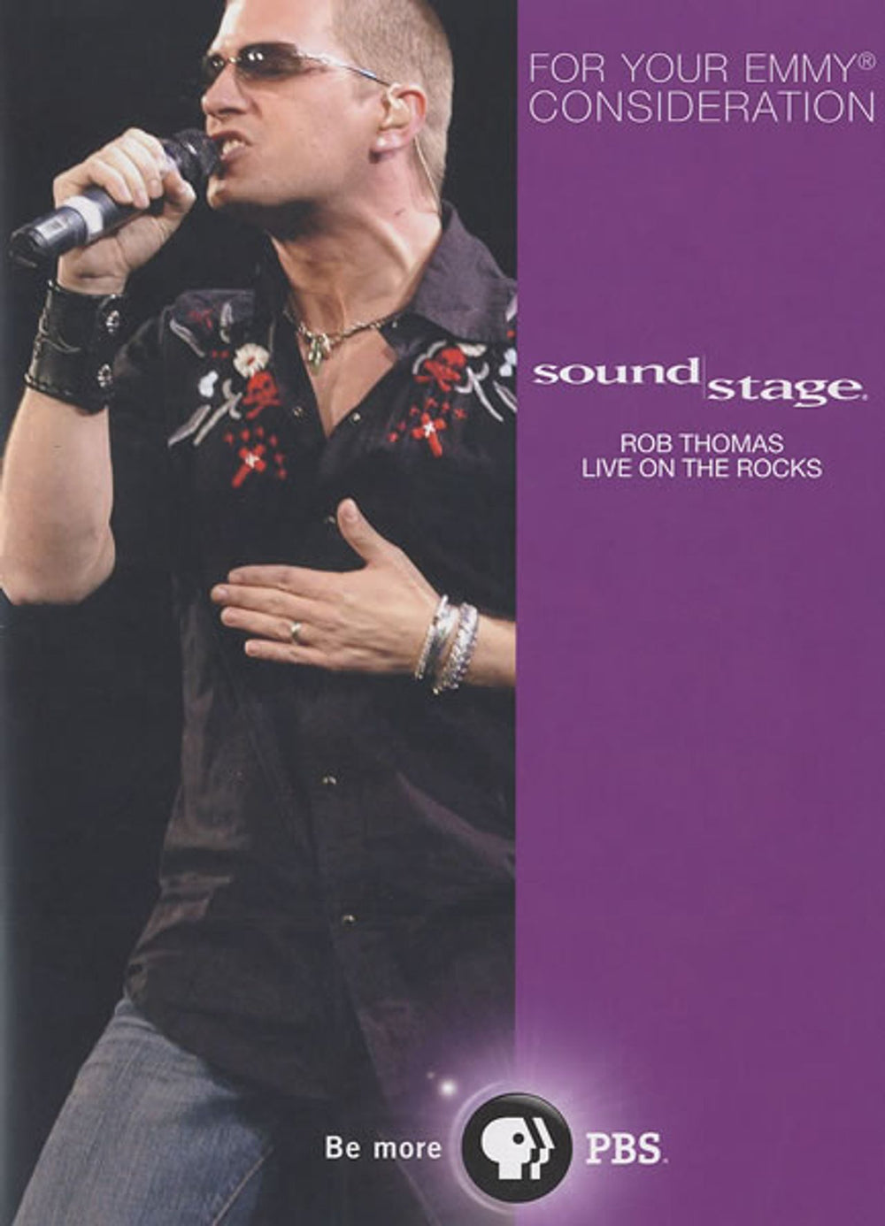 Rob Thomas Live On The Rocks US Promo DVD DVSS-575440A1