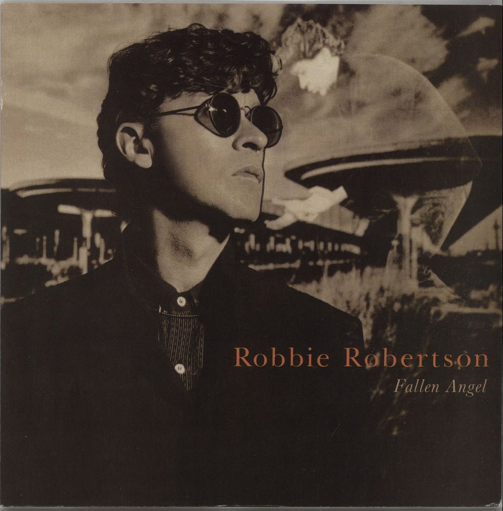 Robbie Robertson Fallen Angel UK 7" vinyl single (7 inch record / 45) GEF46