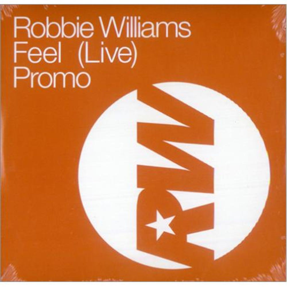 Robbie Williams Feel (Live) European Promo CD single (CD5 / 5") CDCHSDJ5154