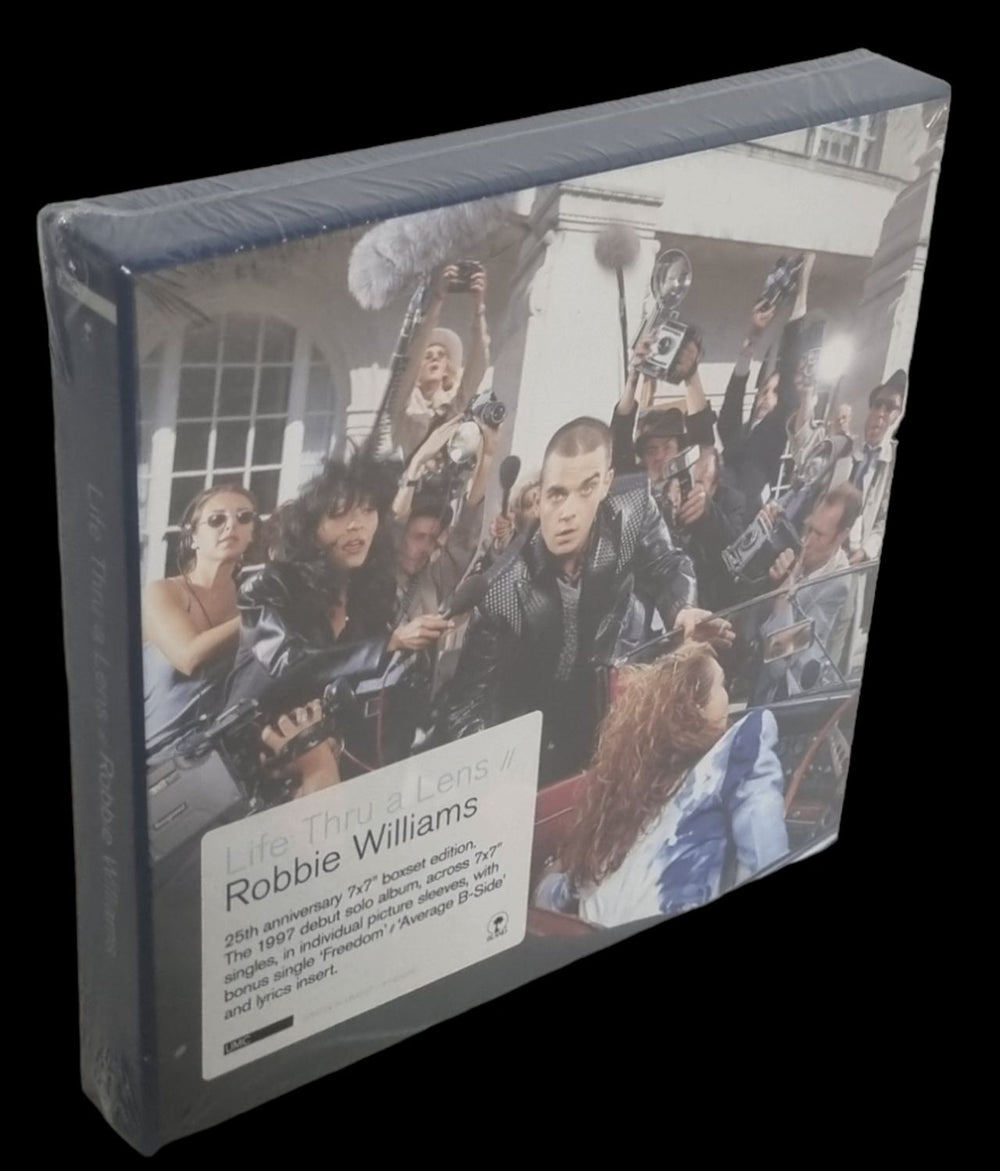 Robbie Williams Life Thru A Lens - Sealed UK 7" single box set 00602445499847
