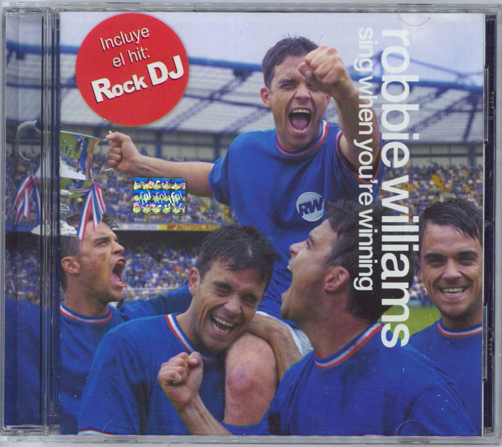Robbie Williams Sing When You're Winning Argentinean CD album (CDLP) 5285052