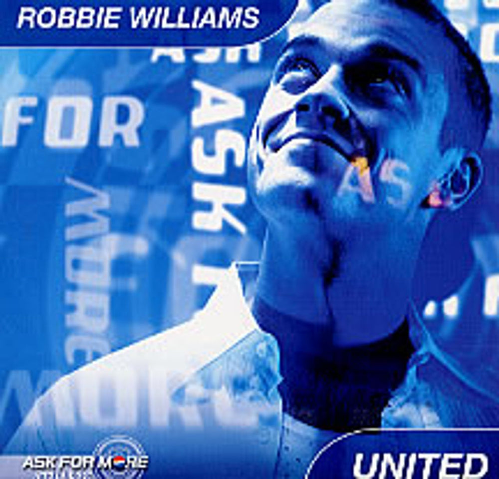 Robbie Williams United UK Promo CD single (CD5 / 5") CDLIC173