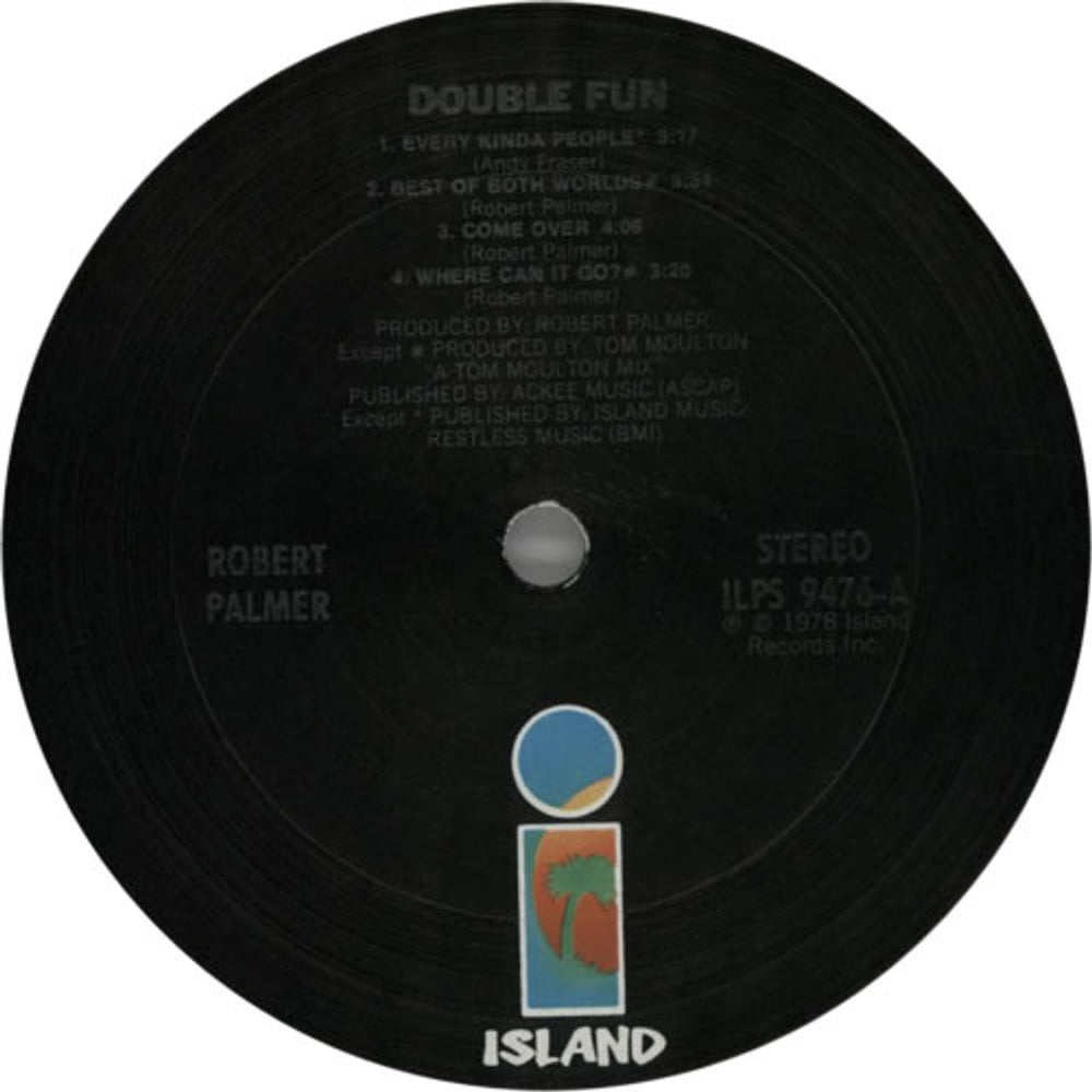 Robert Palmer Double Fun - 1st US vinyl LP album (LP record) PLMLPDO357628