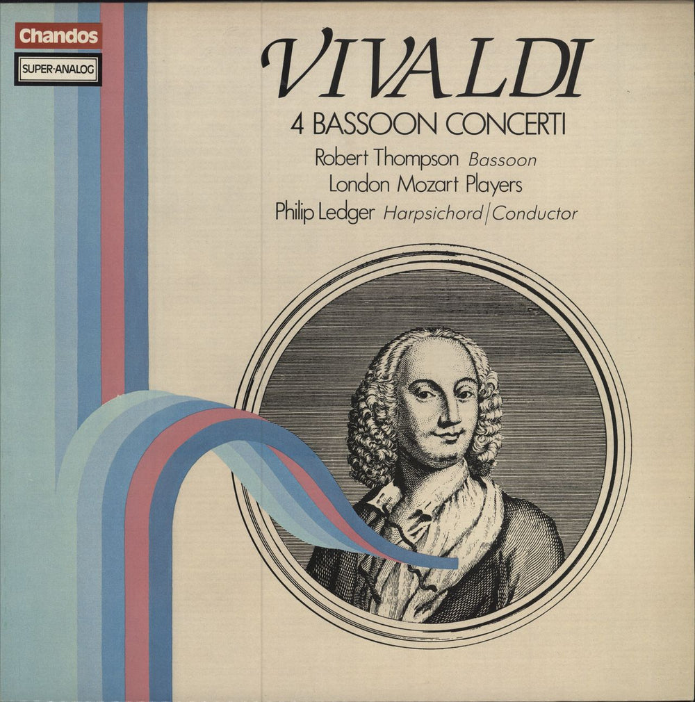 Robert Thompson Vivaldi: 4 Bassoon Concerti UK vinyl LP album (LP record) ABR1057