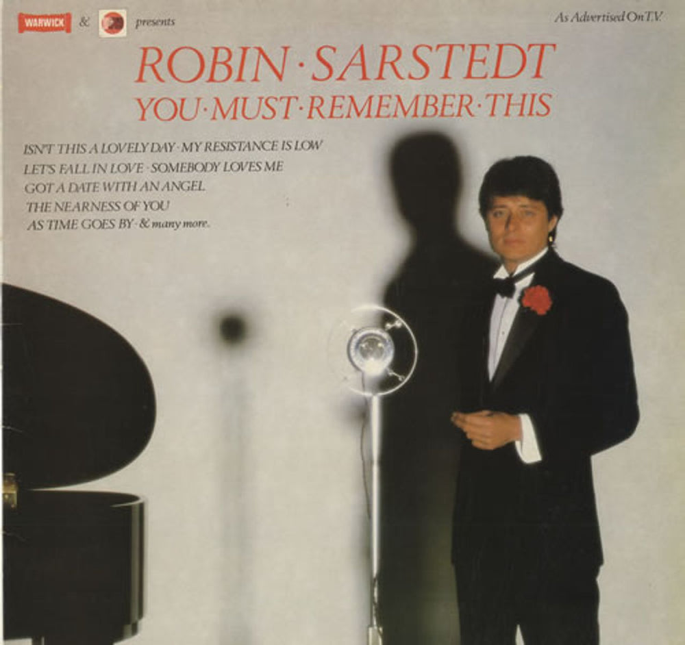 Robin Sarstedt You Must Remember This UK vinyl LP album (LP record) PW5086