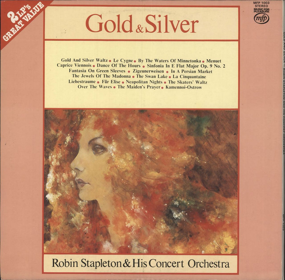 Robin Stapleton & His Orchestra Gold & Silver UK 2-LP vinyl record set (Double LP Album)