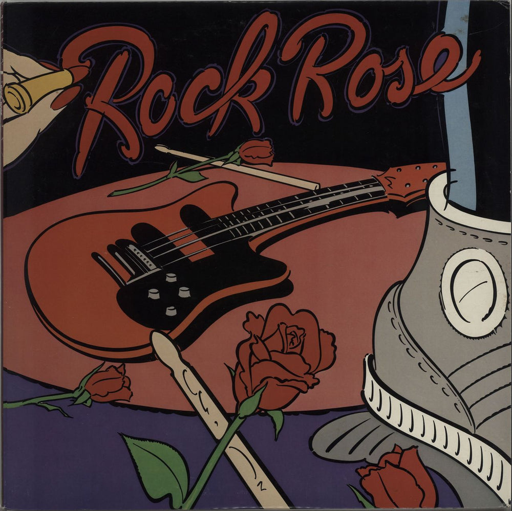 Rock Rose Rock Rose Japanese Promo vinyl LP album (LP record) 25AP1598