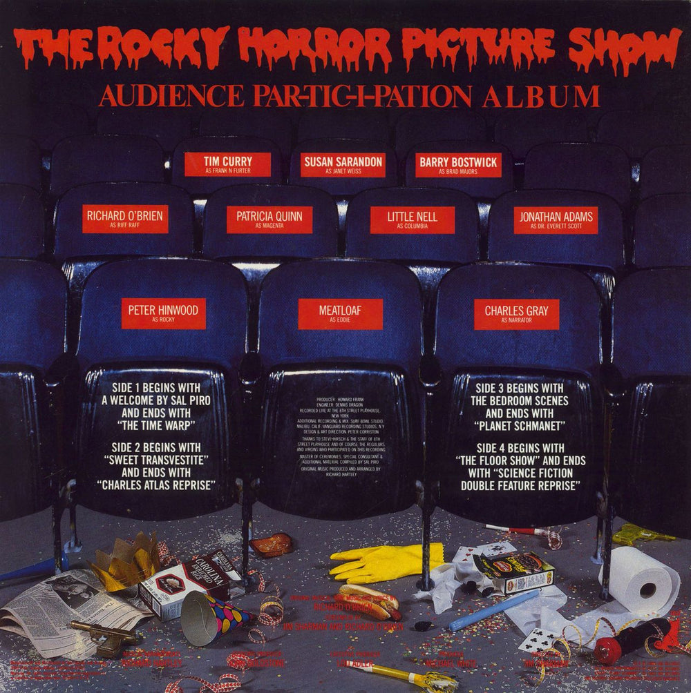 Rocky Horror The Rocky Horror Picture Show Audience Par-Tic-I-Pation US 2-LP vinyl record set (Double LP Album)