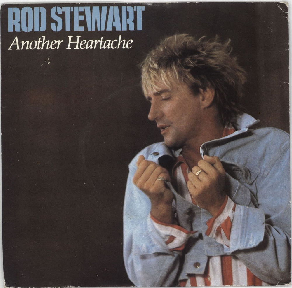 Rod Stewart Another Heartache UK 7" vinyl single (7 inch record / 45) W8631
