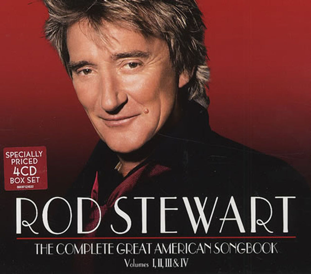 Rod Stewart The Great American Songbook UK 4-CD album set 88697124632