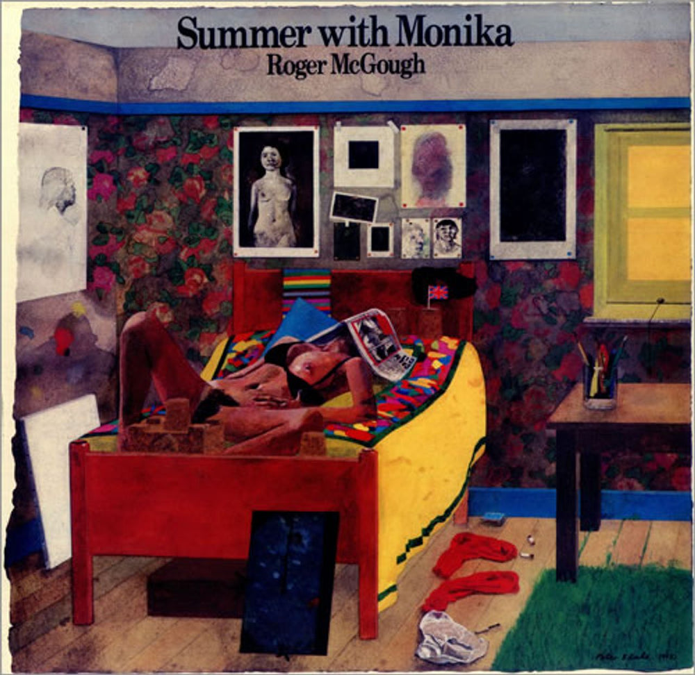 Roger McGough Summer With Monika UK vinyl LP album (LP record) ILPS9551