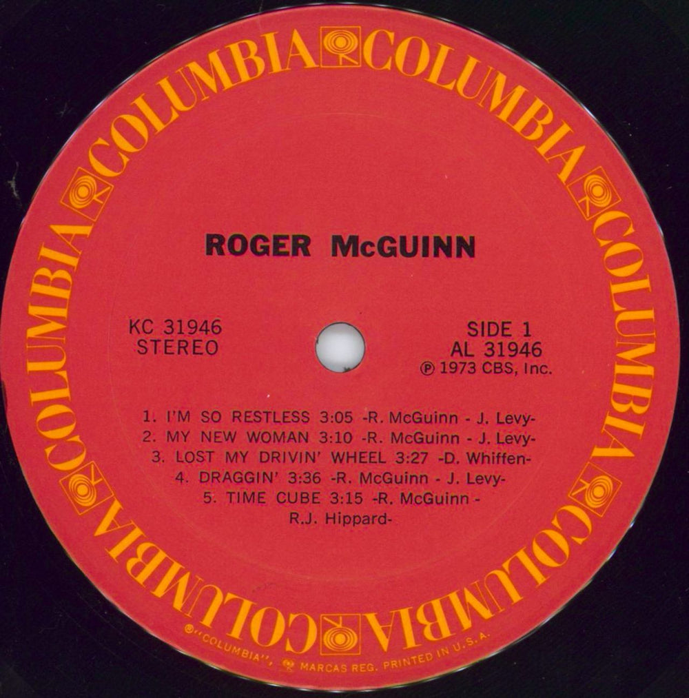 Roger McGuinn Roger McGuinn - Promo Stickered US Promo vinyl LP album (LP record) MCGLPRO772112