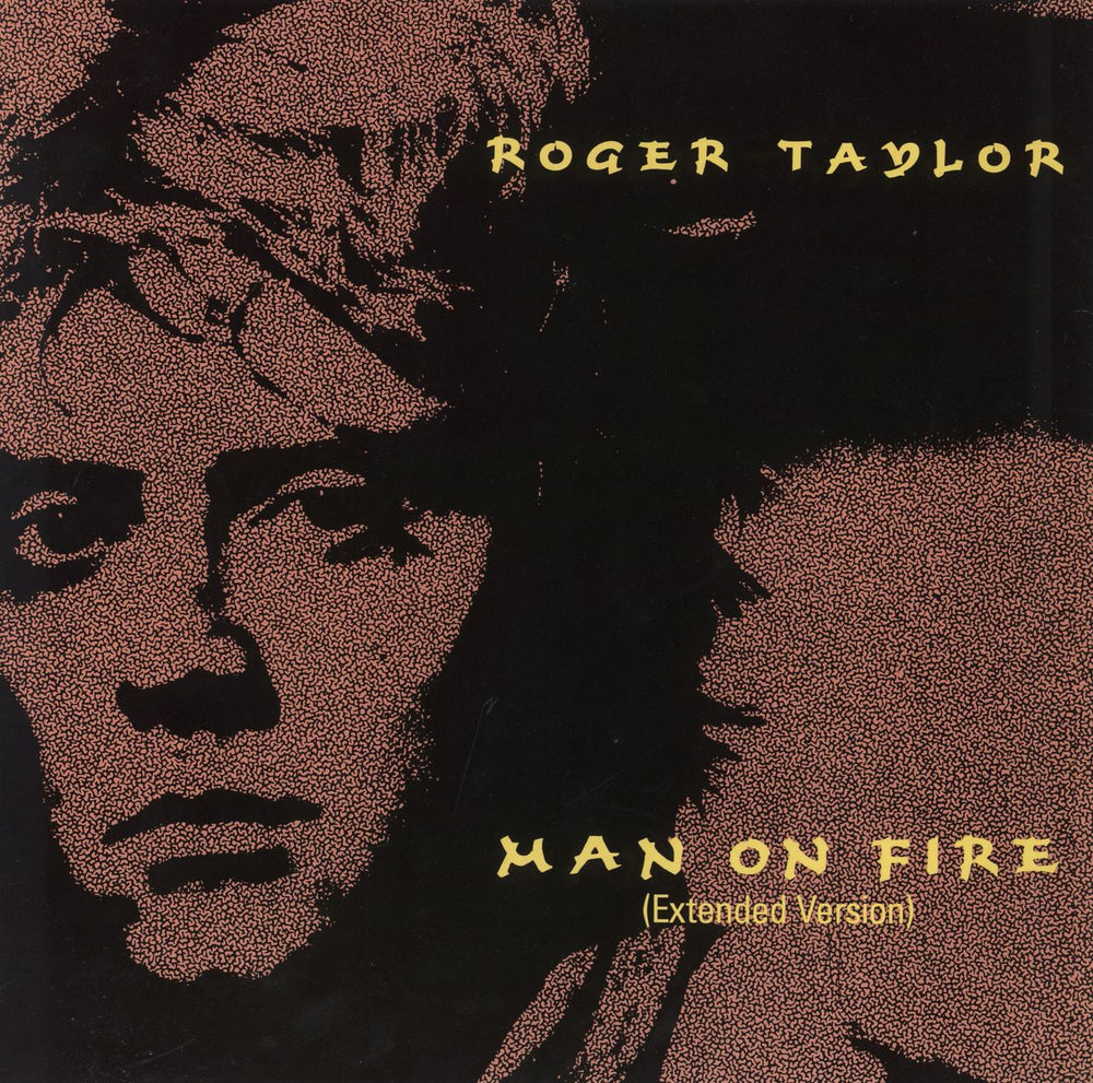 Roger Taylor Man On Fire UK 12" vinyl single (12 inch record / Maxi-single) 12EMI5478
