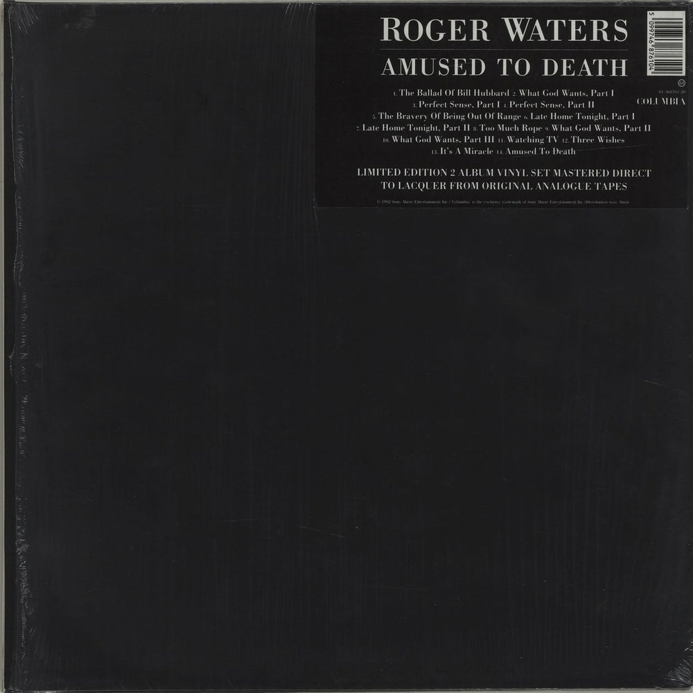 Roger Waters Amused To Death Dutch 2-LP vinyl record set (Double LP Album) RWA2LAM173142