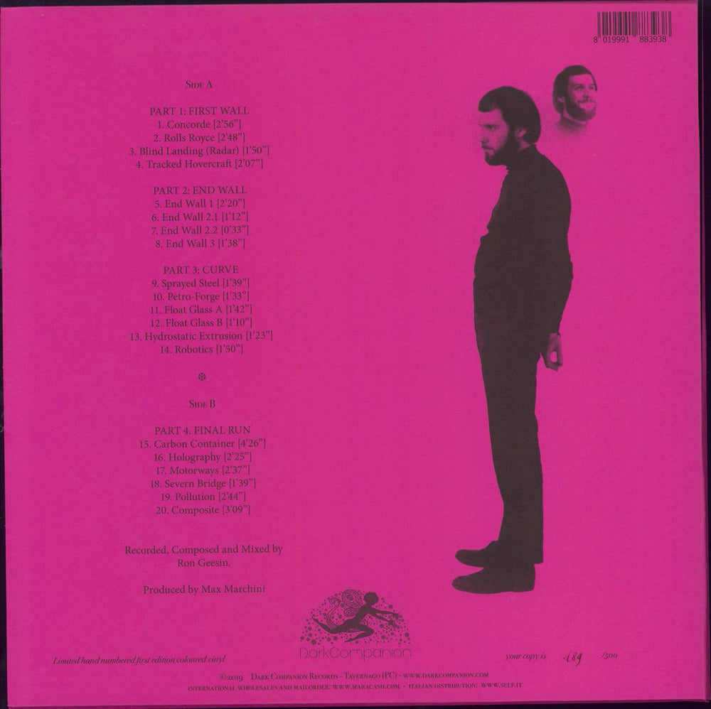 Ron Geesin ExpoZoom - Dark Magenta Vinyl + Numbered Italian vinyl LP album (LP record)