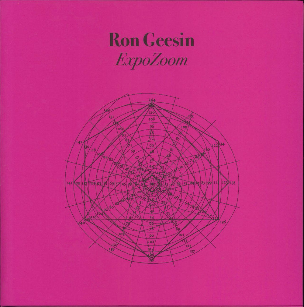 Ron Geesin ExpoZoom - Dark Magenta Vinyl + Numbered Italian vinyl LP album (LP record) DCLP010
