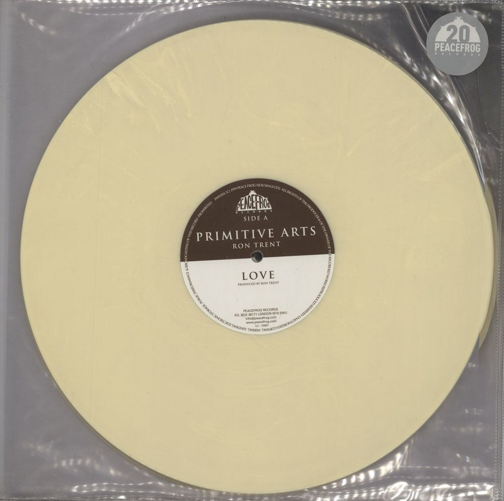 Ron Trent Primitive Arts - 3 x 12" Yellow Marbled Vinyl UK 12" vinyl single (12 inch record / Maxi-single) PF092XX