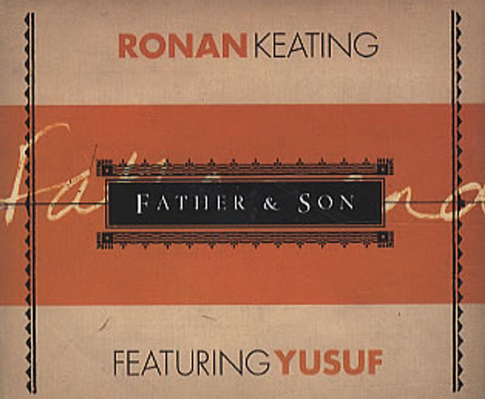 Ronan Keating Father & Son European Promo CD single (CD5 / 5") RONAN30