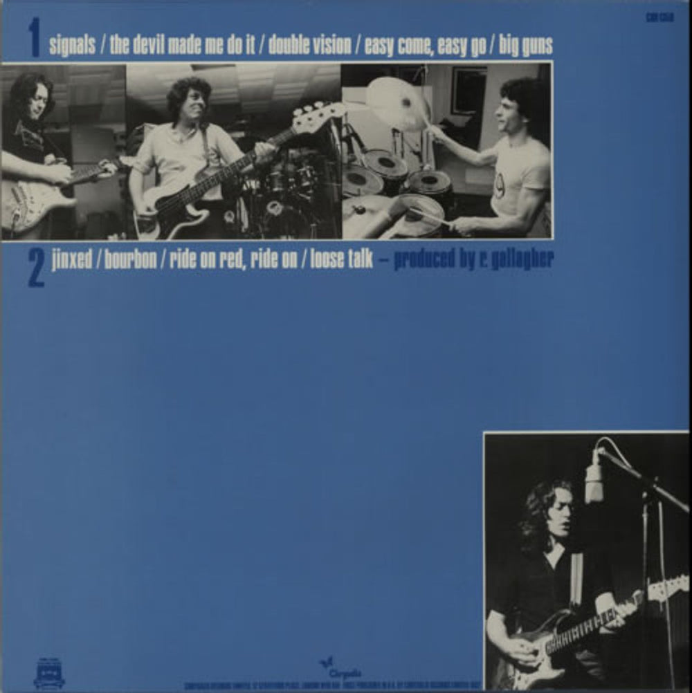 Rory Gallagher Jinx UK vinyl LP album (LP record) RORLPJI102019