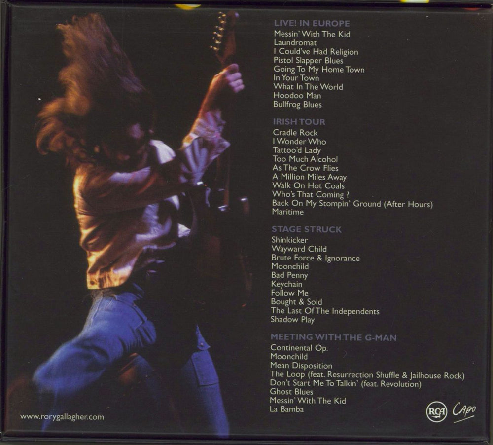 Rory Gallagher Let's Go To Work UK CD Album Box Set 743218931123