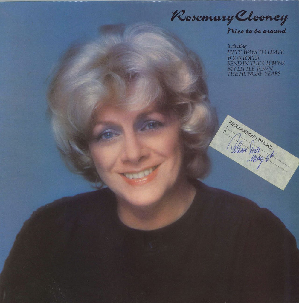 Rosemary Clooney Nice To Be Around UK vinyl LP album (LP record) UAS30008