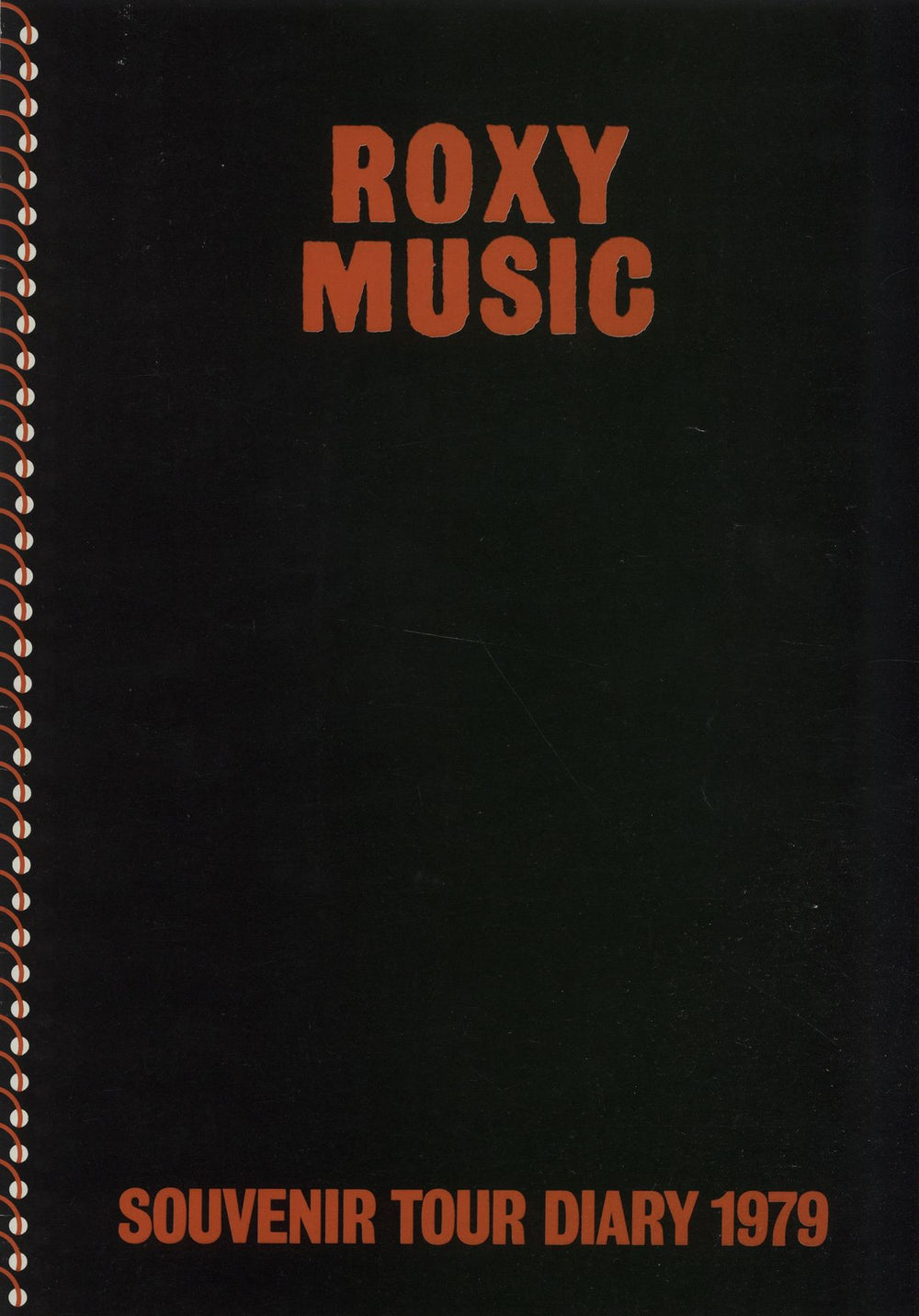 Roxy Music Souvenir Tour Diary 1979 UK tour programme TOUR PROGRAMME